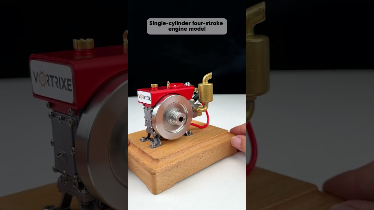Single-cylinder four-stroke engine model #enginemodel #vortrixe #diy #miniengine #toyan