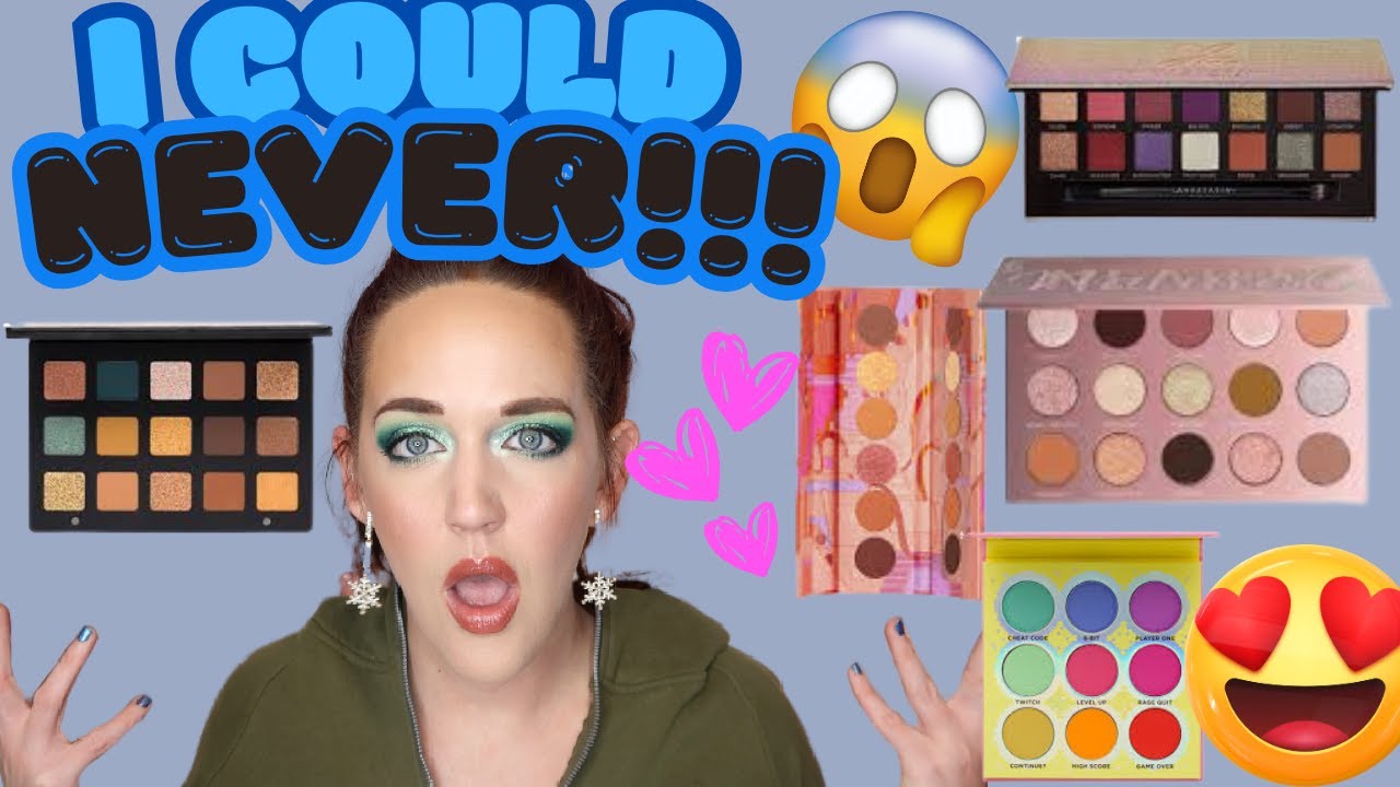 🎄 24 Eyeshadow Palettes I Could NEVER Declutter! 🛷 These Palettes Mean too Much to Me!