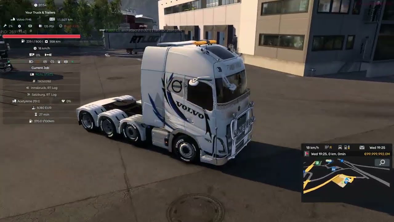 ETS2 Timelapse Innsbruck to Salzburg Volvo FH6
