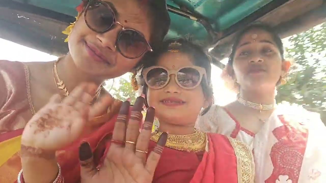 সরস্বতী পুজোর ভিডিও 😂 এতদিন পরে তোমাদের সঙ্গে শেয়ার করছি 