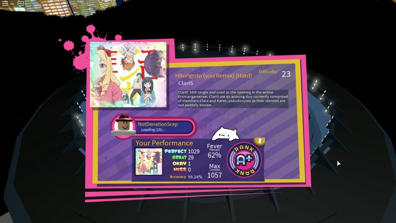 Hitorigoto (you Remix) (Hard) Tech FC | RoBeats | 99.24%