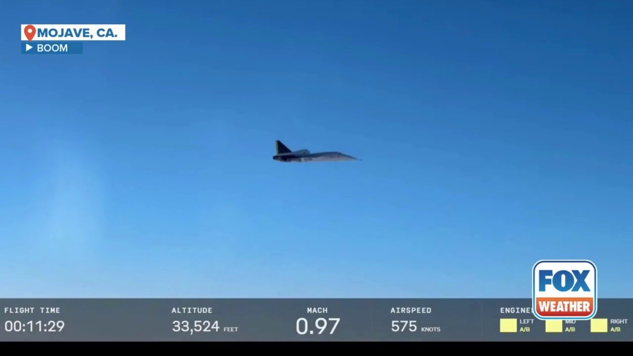 Boom's XB-1 Aircraft Hits Mach 1 For First Time