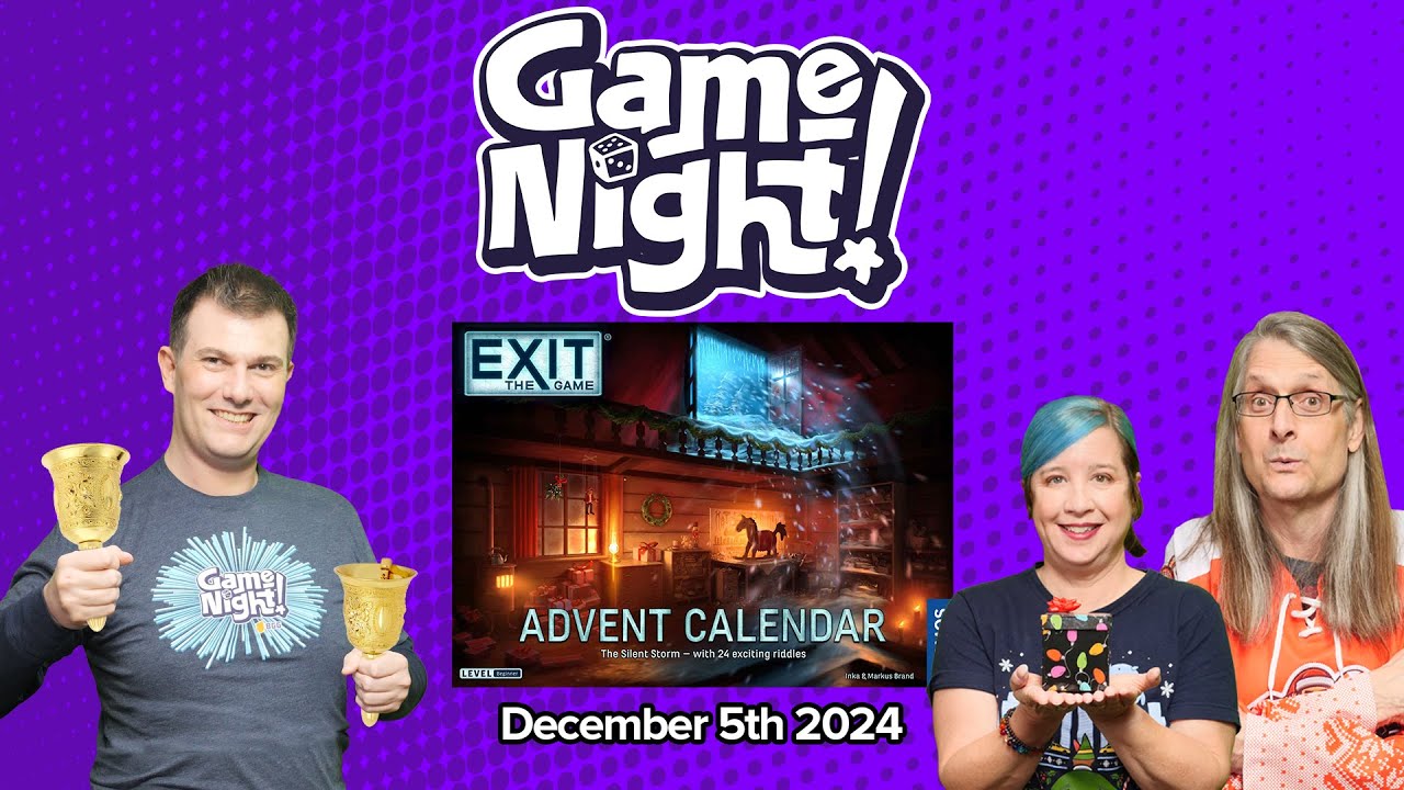 GameNight! 24 Days of Christmas Day 5 - Exit: The Game Advent Calendar The Silent Storm