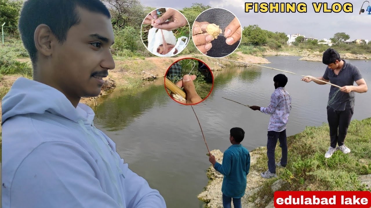 Hum gaye Fishing Karne 🎣 Edulabad Lake🐠🐟 aur humne machhalee pakadna seekha 😲