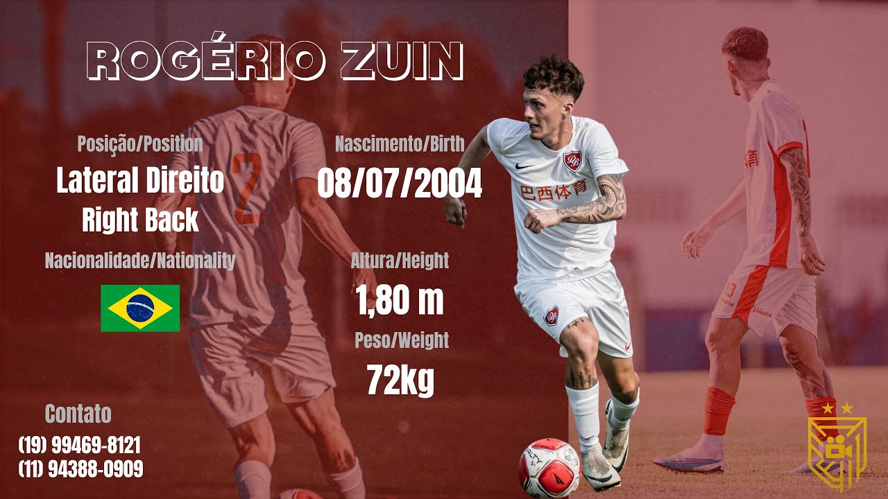 Rogério Zuin - Lateral Direito - 2026