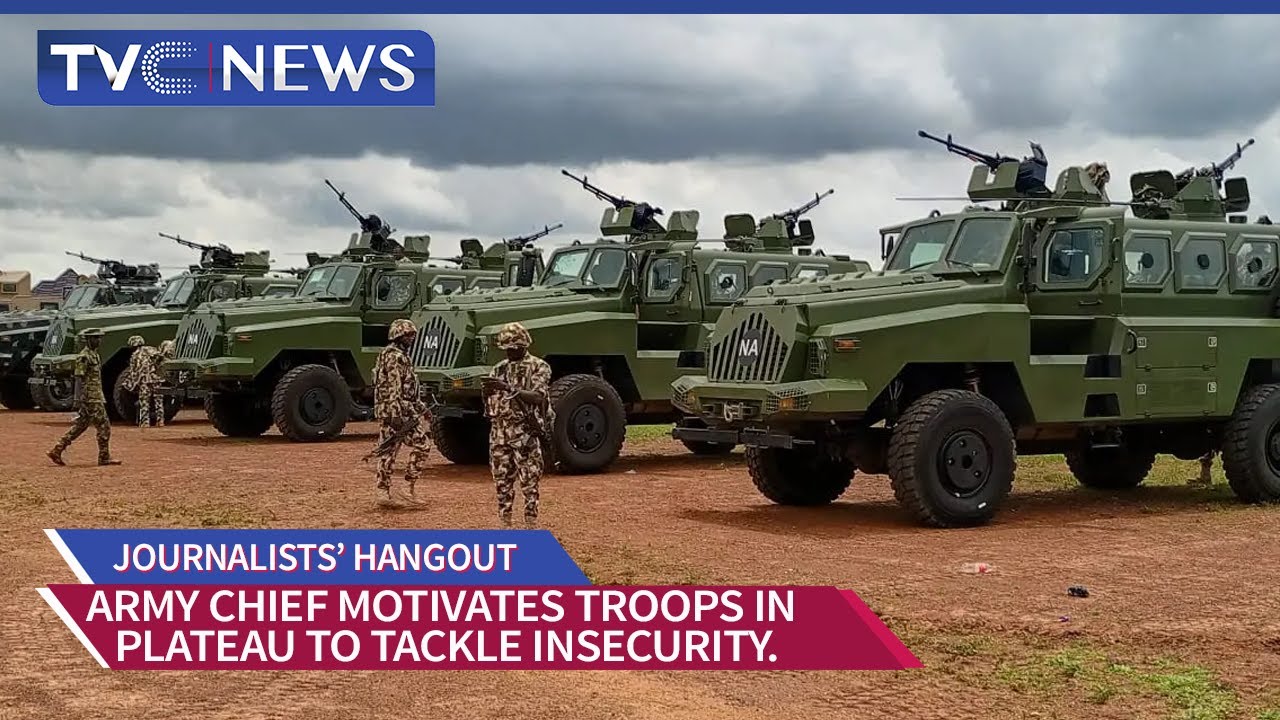 Army Chief Visits Plateau To Motivate Troops In Tackling Insecurity