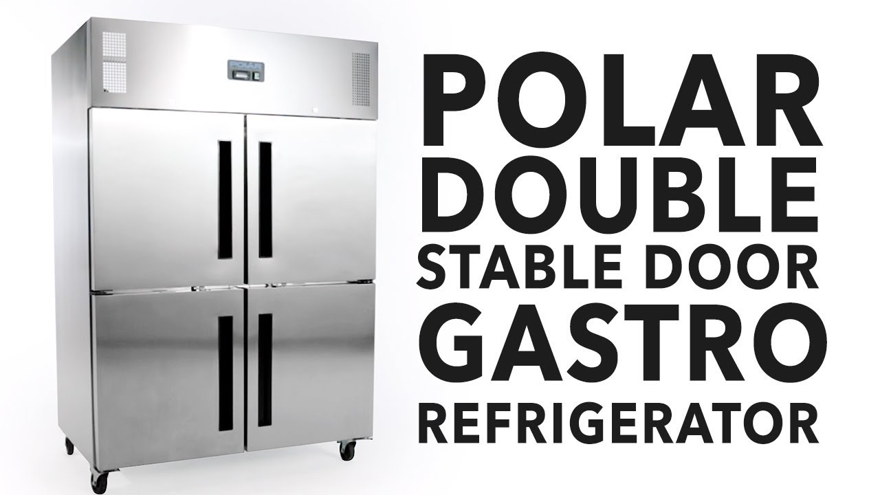 Polar Upright Double Stable Door Gastro Fridge 1200Ltr