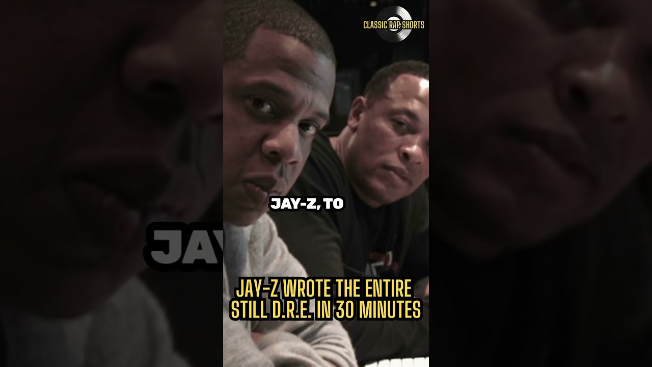 How Jay-Z Wrote Still D.R.E. in 30 Minutes 😳