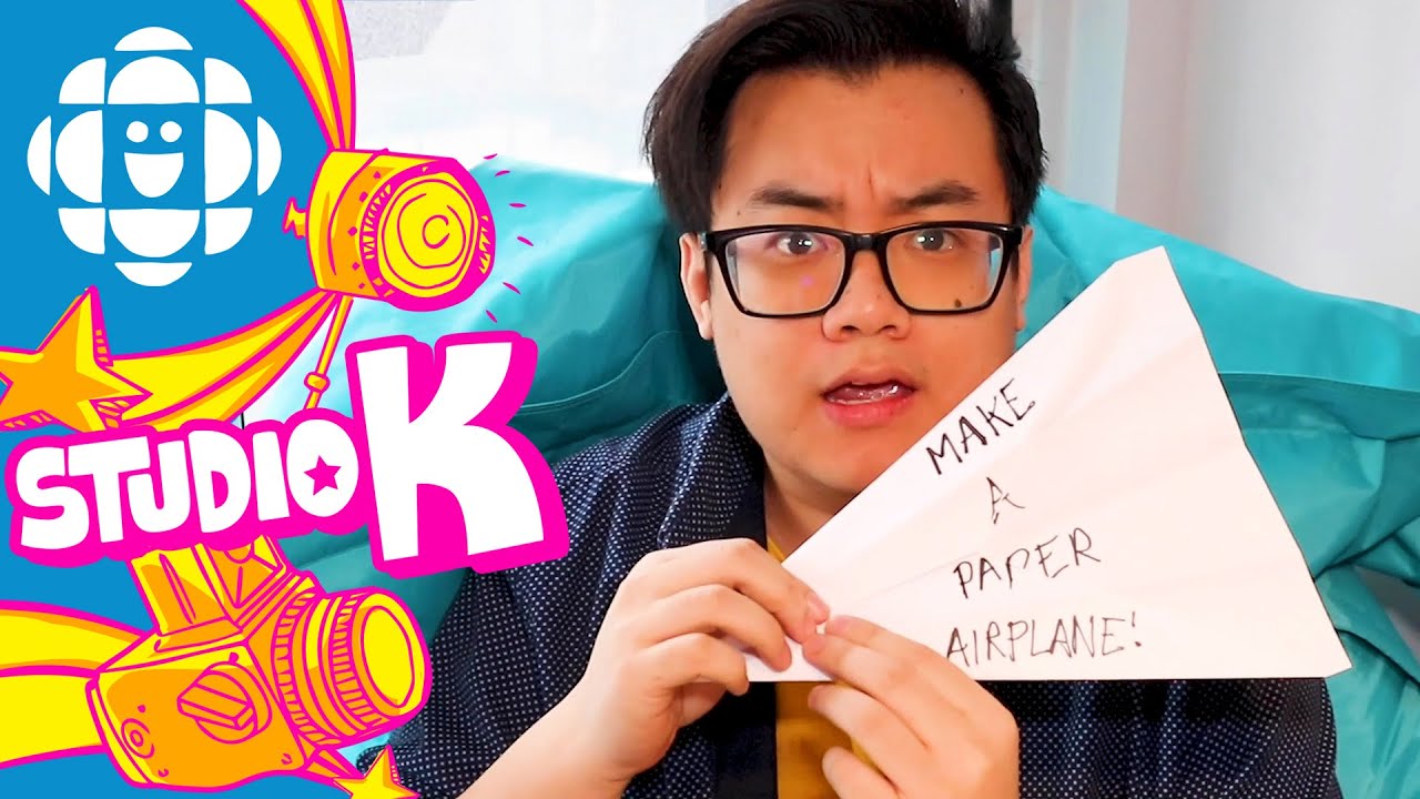 Studio K From Home: Let's Do Something - Paper Airplane | CBC Kids