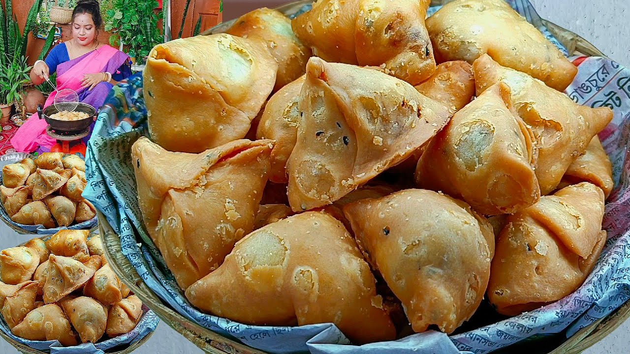 গরম গরম ১ টাকার সিঙ্গারা,সাথে চা,বর্ষার বিকেল পুরো জমে যাবে|singara recipe