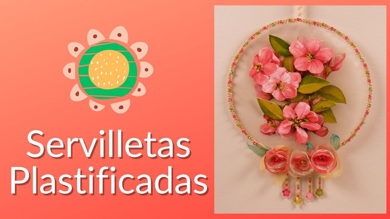 COLGANTE en 3 Dimensiones con Servilletas PLASTIFICADAS !!!!