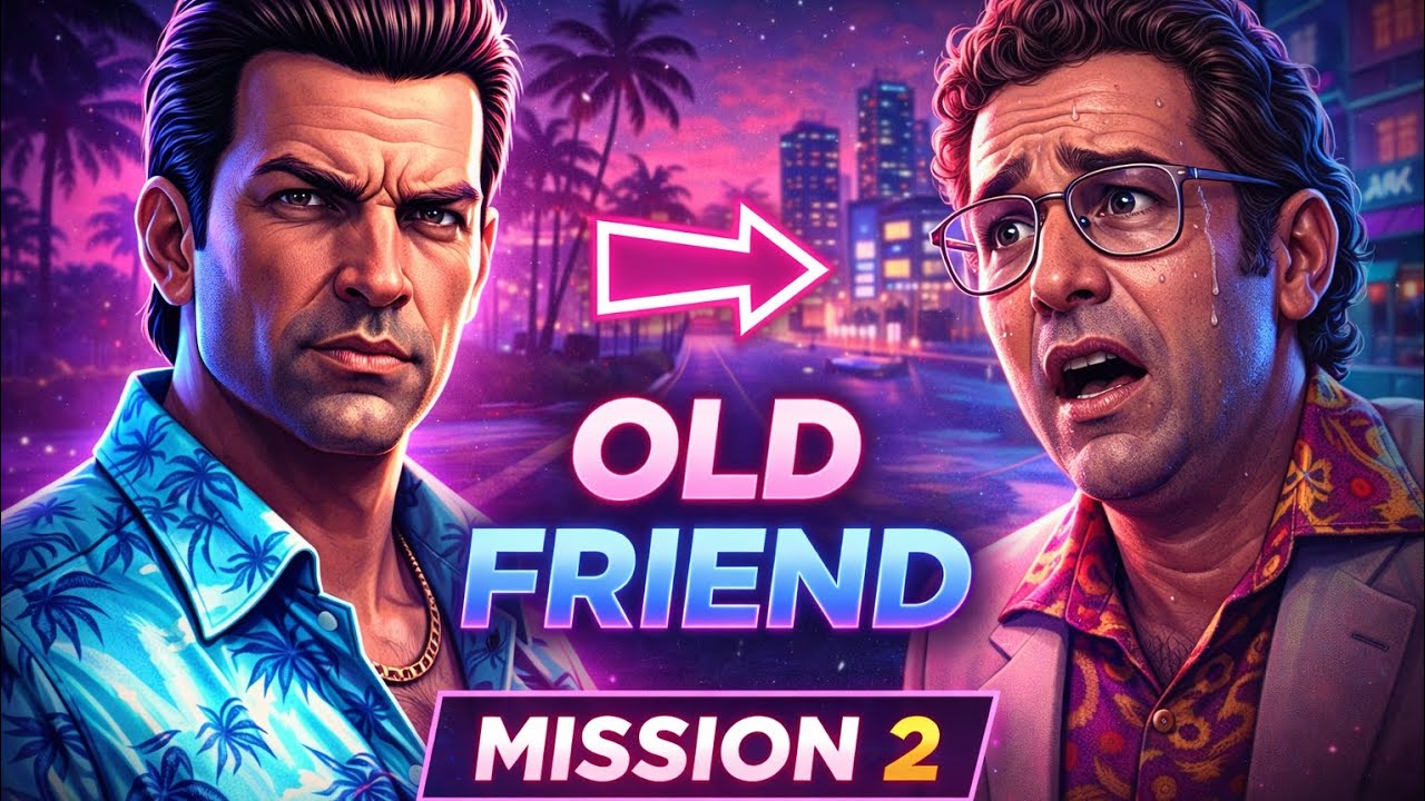GTA Vice City Mission 2 🔥 | An Old Friend |Gameplay Walkthrough 