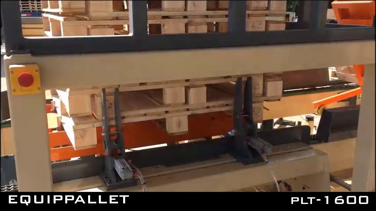 linha de montagens de Paletes com empilhador Equippallet