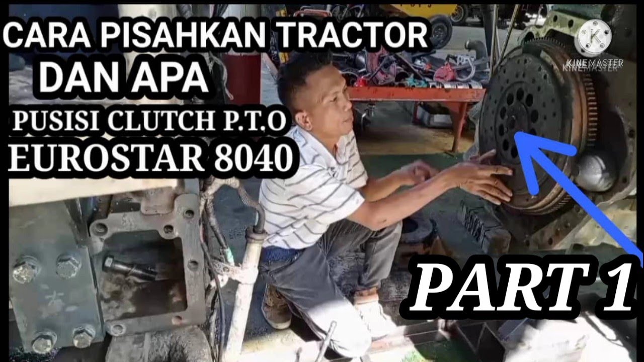 Eurostar 8040 Apa Pusisi  Clutch P.T.O ll How to posesion clutch PTO Part 1// Roland repair vlog