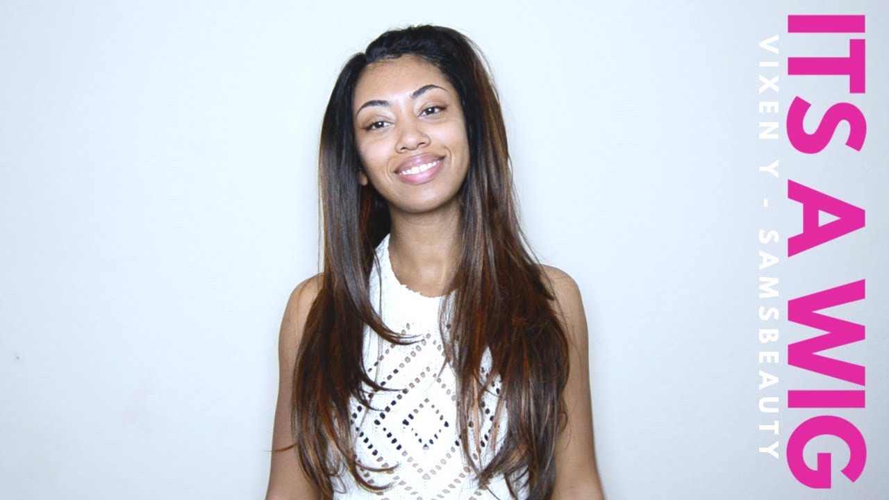 Vixen Y Yaki Straight Human Hair Blend Wig - It's a Wig  - Samsbeauty.com