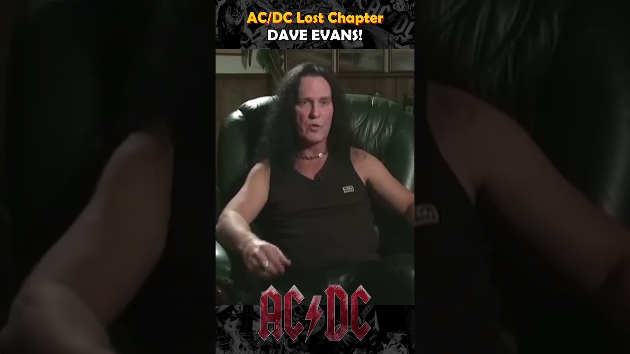 Потерянная глава AC/DC: Дэйв Эванс! #acdc #рокнролл #хэвиметал #певец