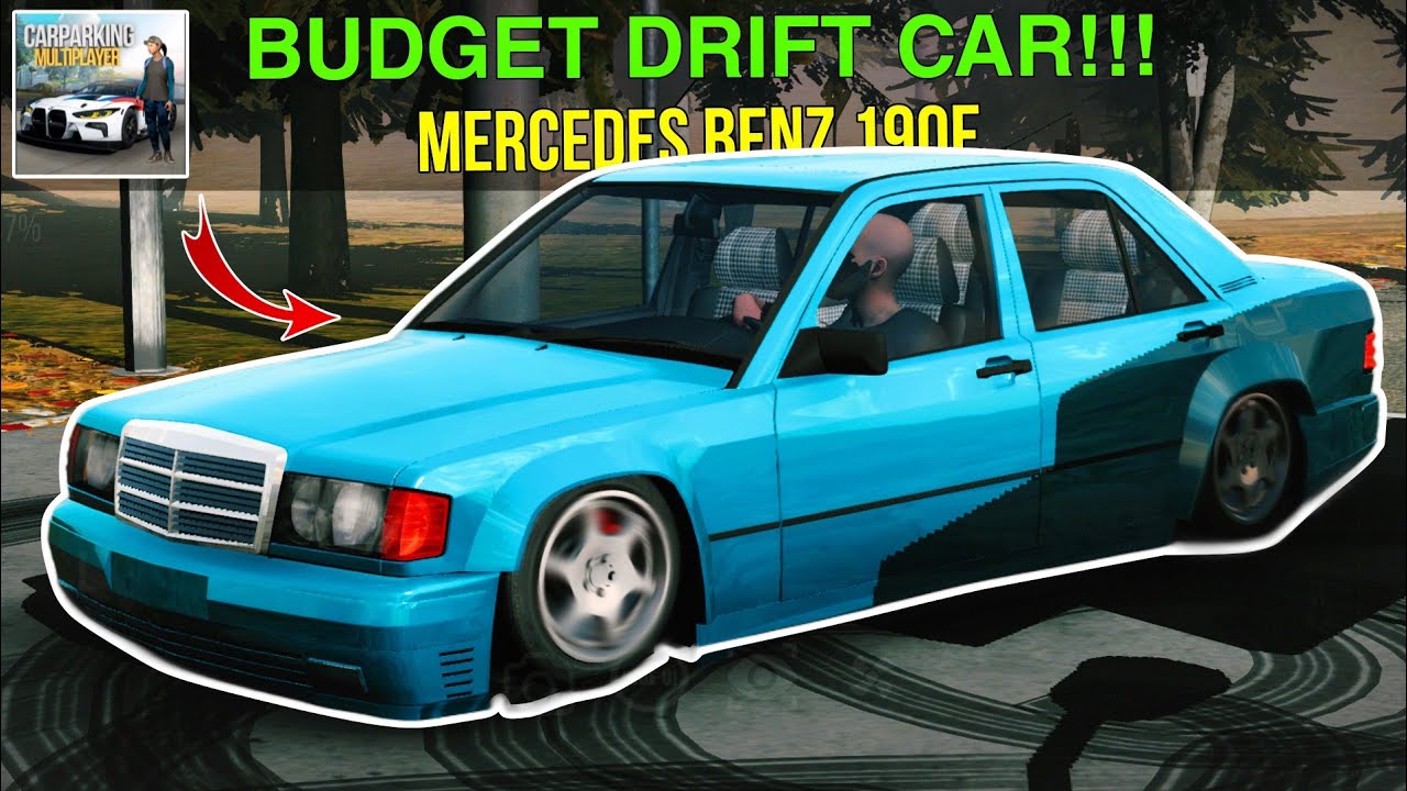 Mercedes benz 190E drift setup | Car parking multiplayer 💯