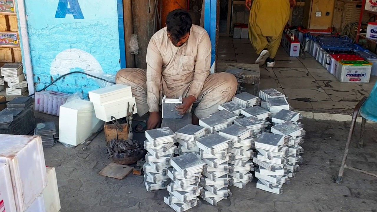 Incredible Restoration Process of Lead Acid Car Batter