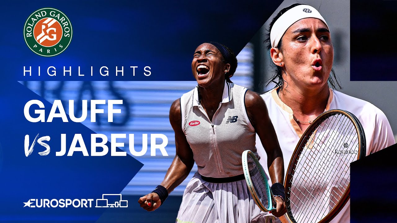 Coco Gauff vs Ons Jabeur | Quarter-Final | French Open 2024 Extended Highlights 🇫🇷