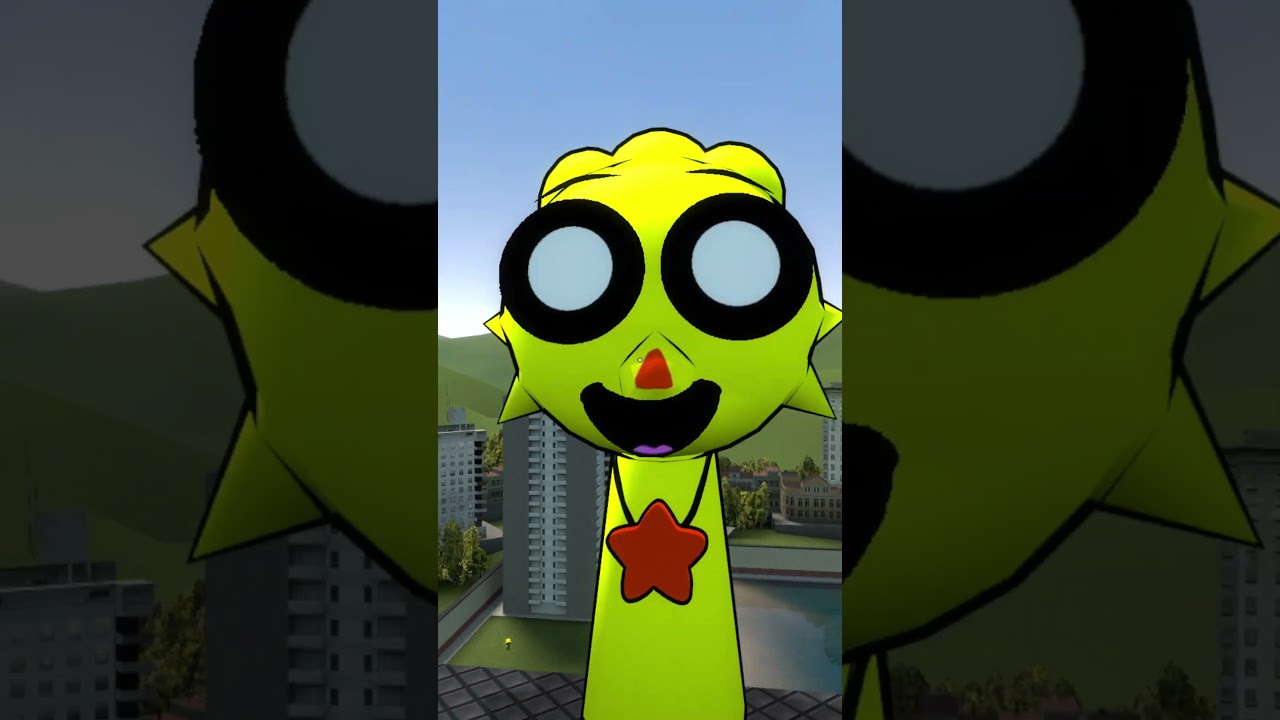 SPRUNKI SMILING CRITTER CATNAP, BEAR AND CHICKEN ARE CHASING ME IHN THE CITY Garry's mod Gmod