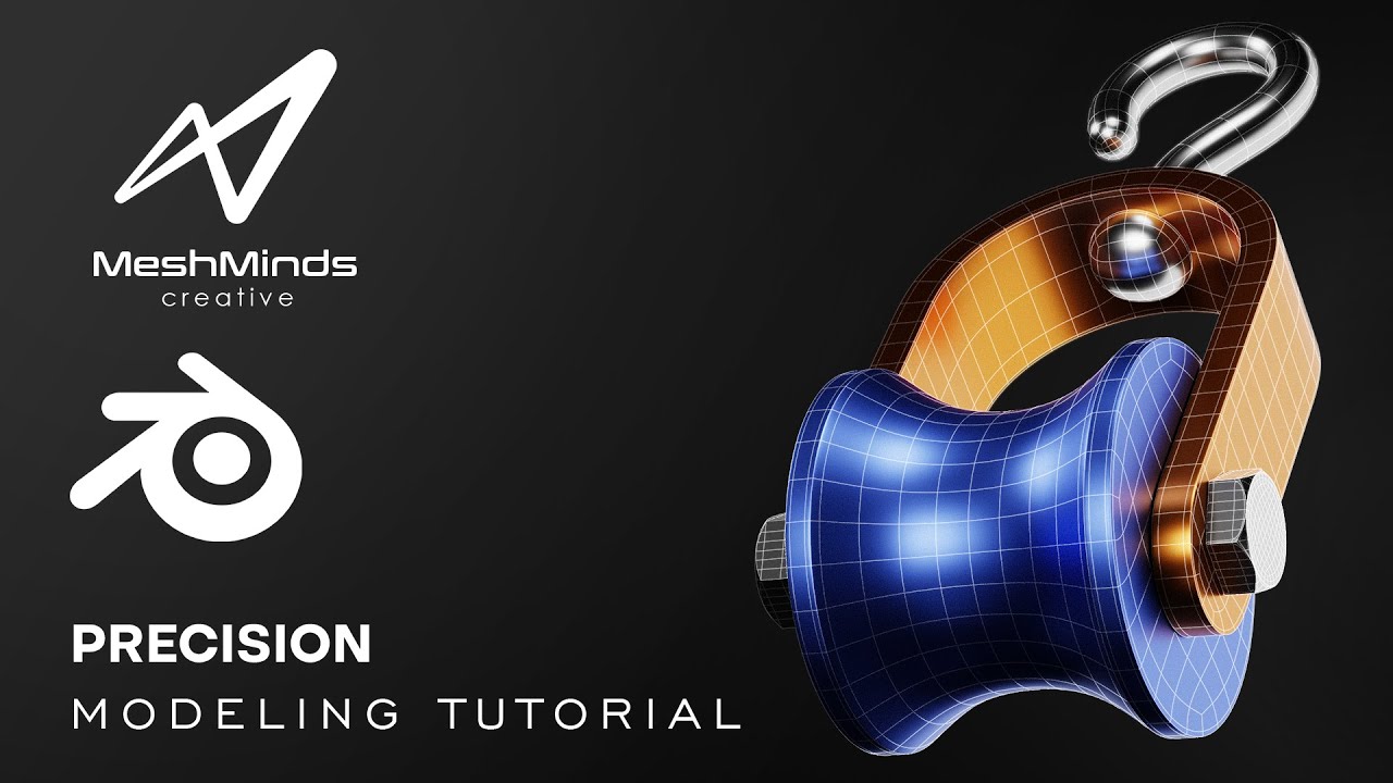 Blender Precision Modeling: Create a Realistic Hanging Pulley (Step-by-Step)