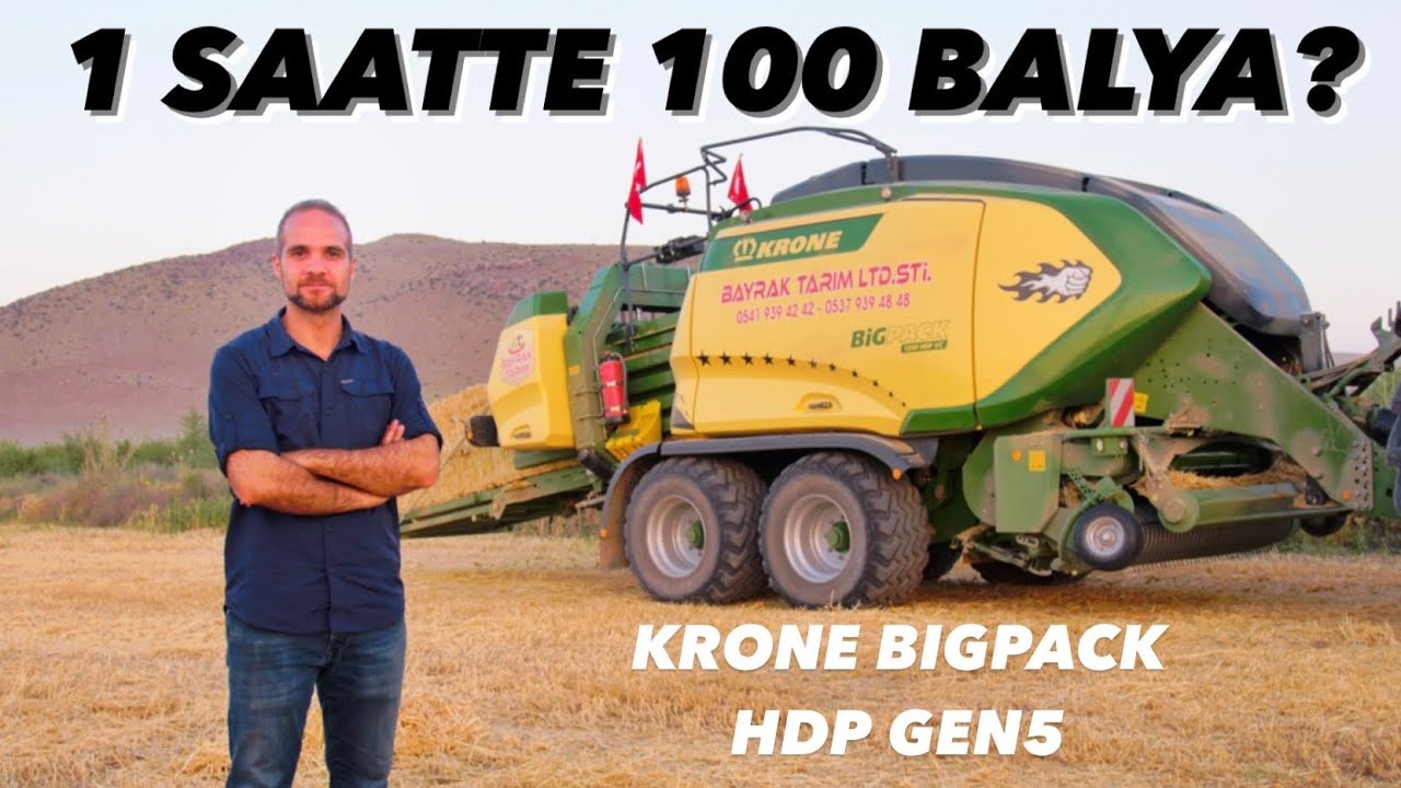 Sahneye ÇIKTI! Son Teknoloji Krone BigPack HDP VC Gen5