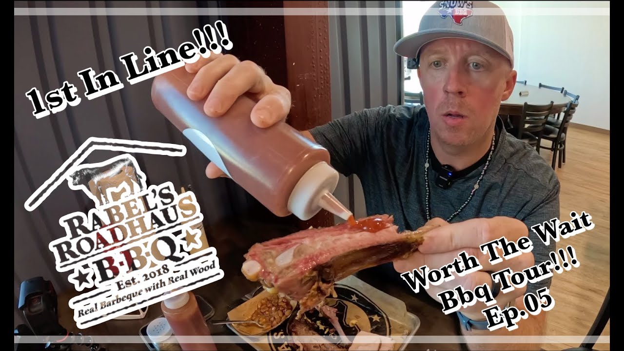 Ep.05 : 1st In Line At Rabel's Roadhaus Bbq!!!  Worth The Wait Bbq Tour!!!