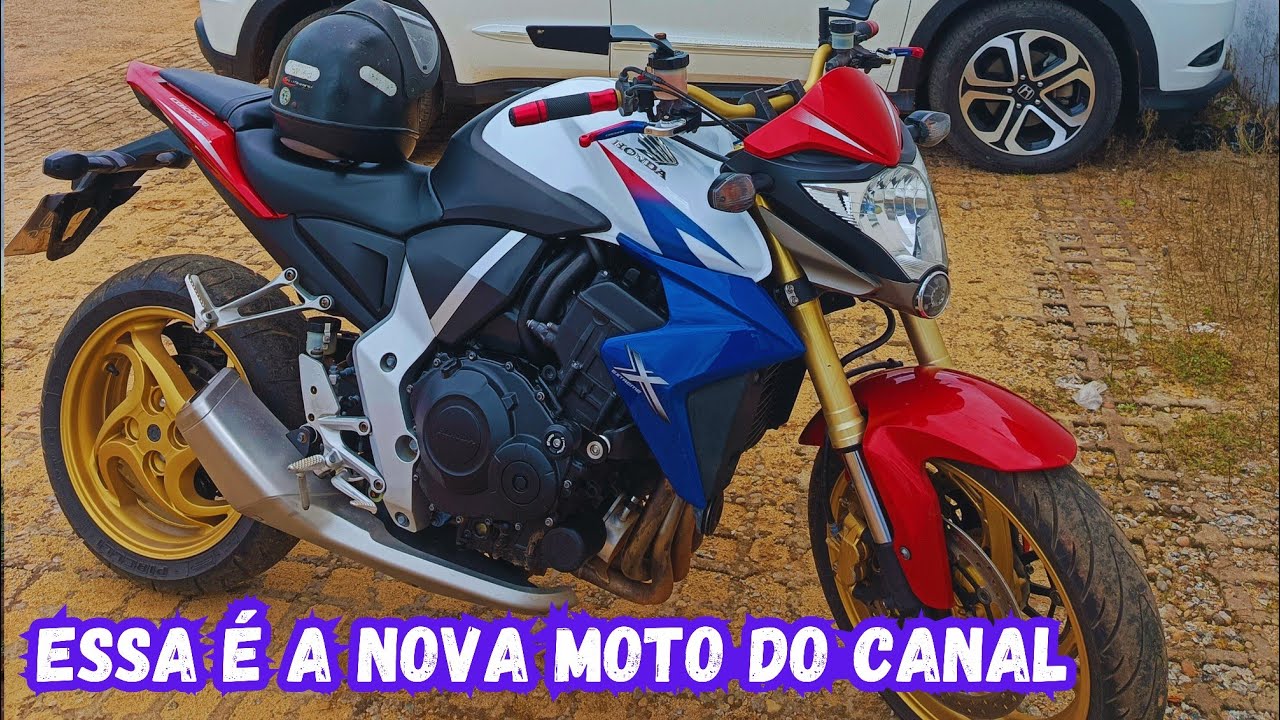 ESSA É A NOVA MOTO DO CANAL HONDA CB 1000r CAPITAO AMÉRICA 🙌🏻🔥