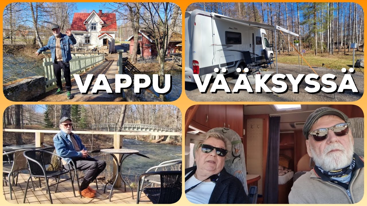 VAPUN VIETOSSA MATKAILUAUTOLLA VÄÄKSYSSÄ | KANAVAPUISTON MATKAPARKKI