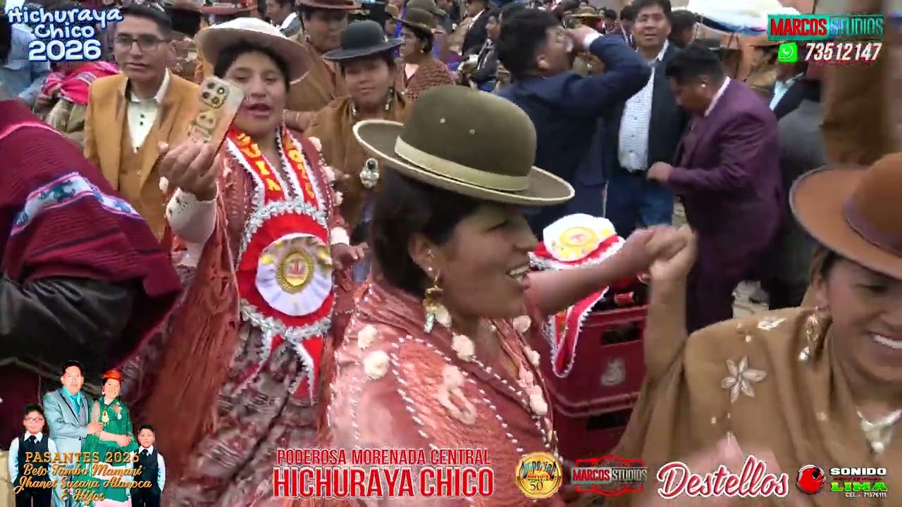 DESTELLOS EN VIVO MORENADA CENTRAL HICHURAYA CHICO 2026
