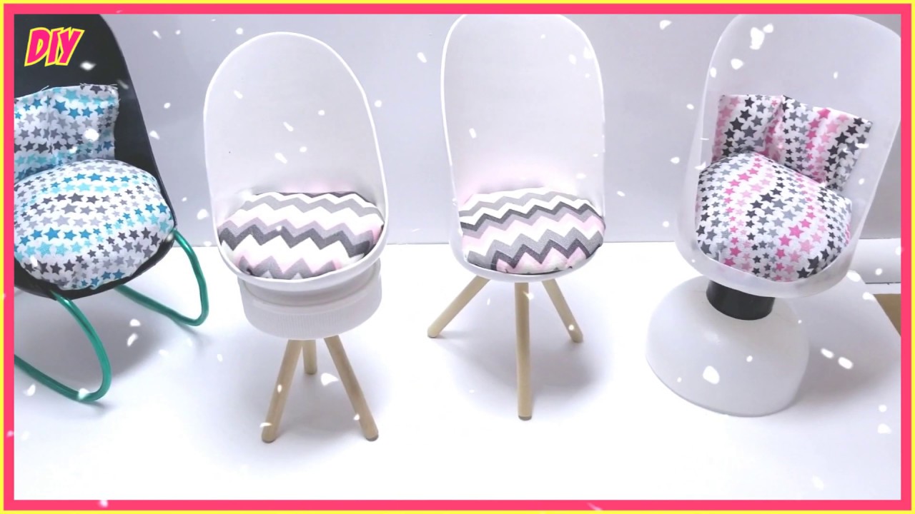 4 SILLAS PARA MUÑECAS CN ENVASES PLASTICS