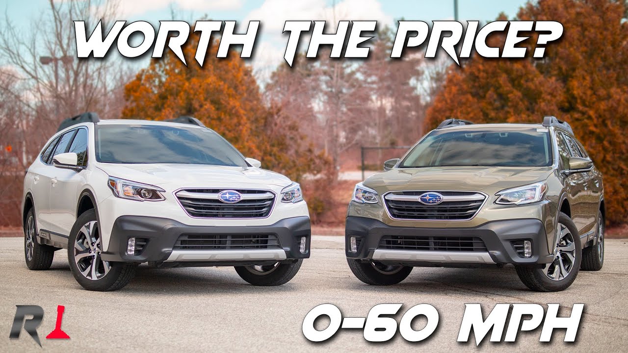 Subaru Outback 2.5 против XT против 3.6R 0-60 Тест и сравнение!