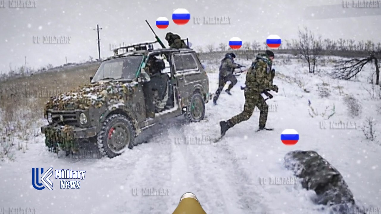 Ukrainian FPV drones brutally wipe out Russian attack group amid heavy snowstorm