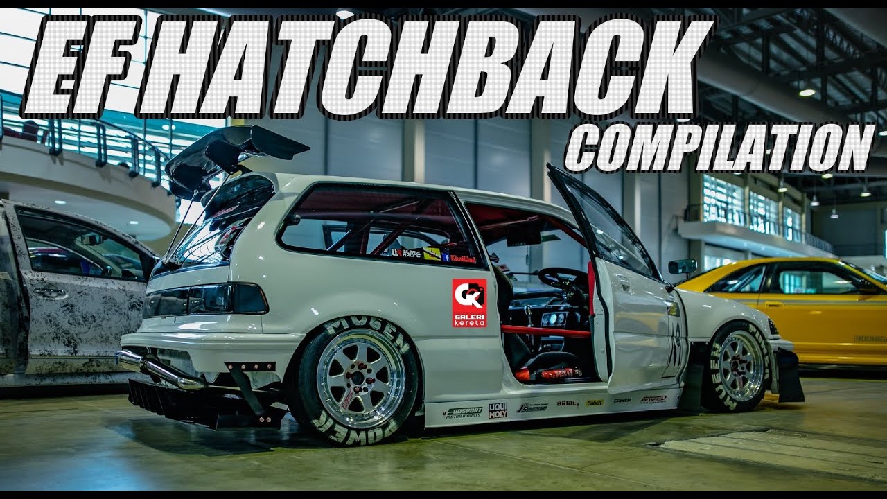 Honda Civic EF Hatchback Compilation at Borneo Kustom Show
