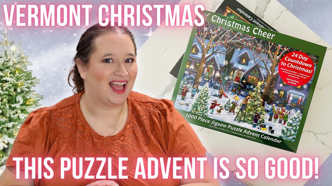 Vermont Christmas Company Puzzle Advent Calendar Review // One of my favorites??