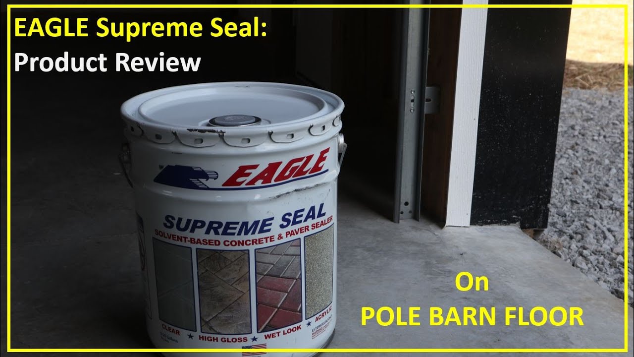 #058:   Eagle Supreme Floor Seal Product Review & Application / Concrete Sealant