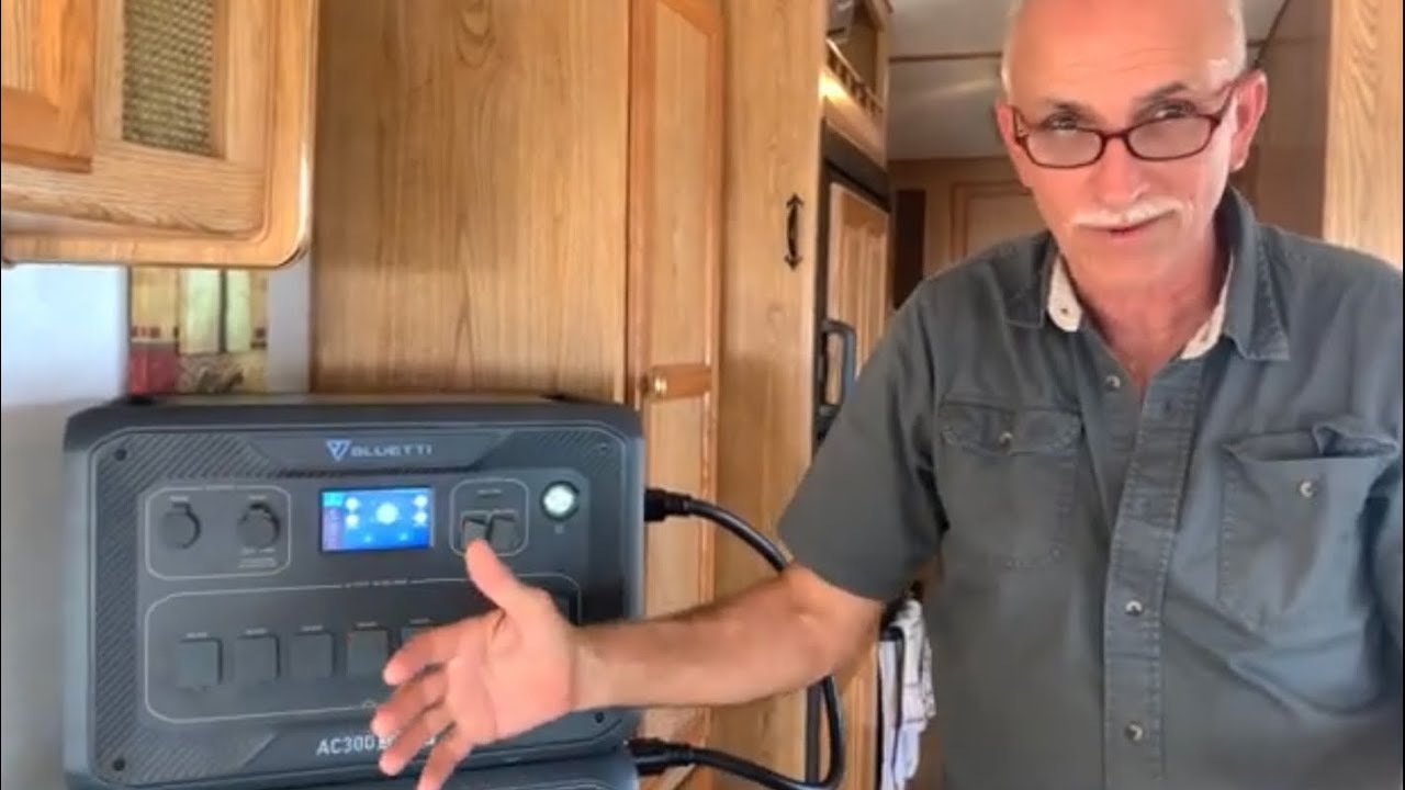 BLUETTI AC300 and B300 and PV350 solar panel. Demo in real life situations. Camping, backup power