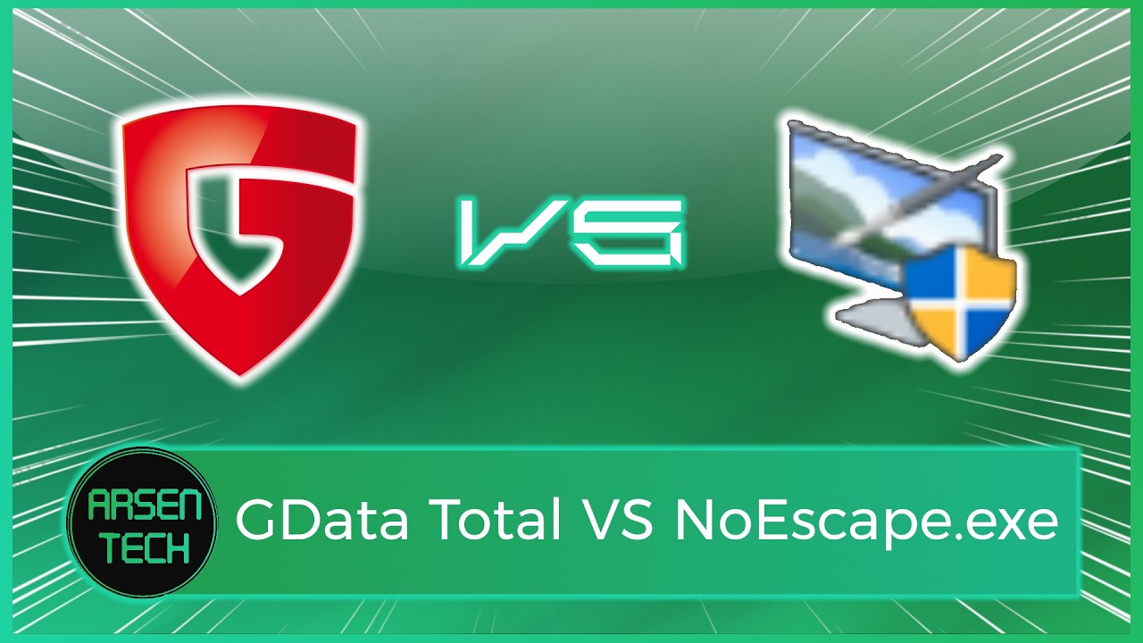 G-Data Total Security VS NoEscape.exe Malware | Antivirus Test