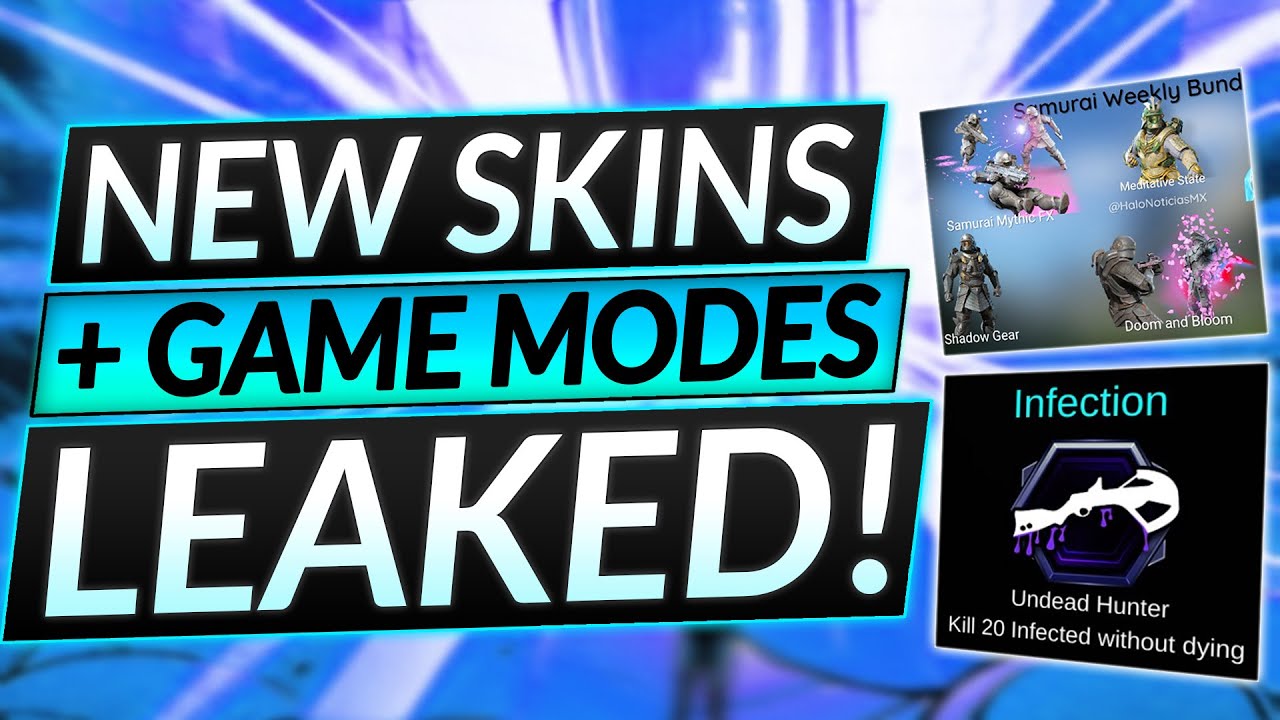 NEW LEAKED GAME MODES, MEDALS and SKINS for Halo Infinite - Update Guide