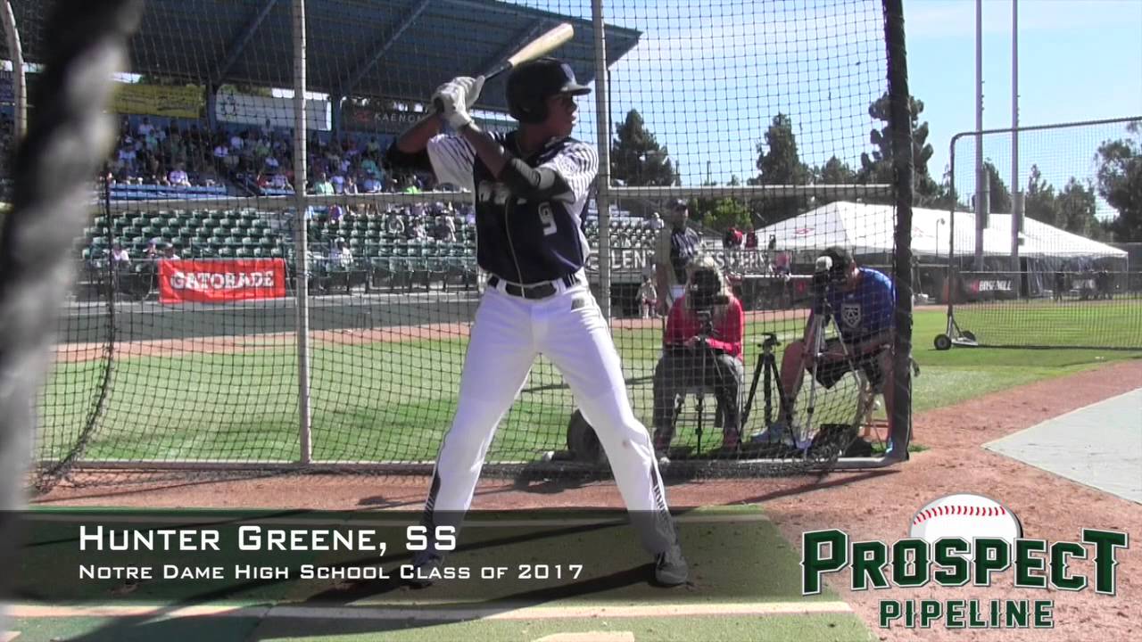 Hunter Greene Prospect Video, SS, Notre Dame High School Class of 2017