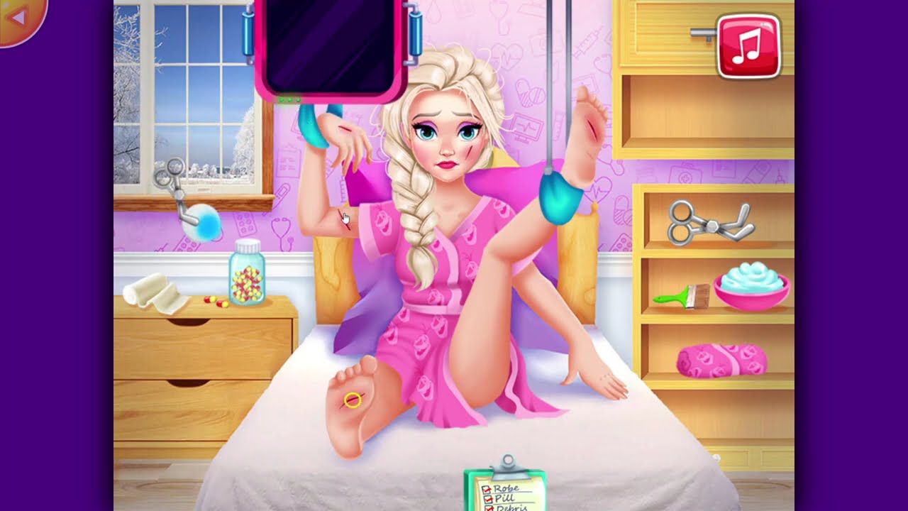 ELSA TERJATUH!!! Merawat dan Merias Wajah ELSA