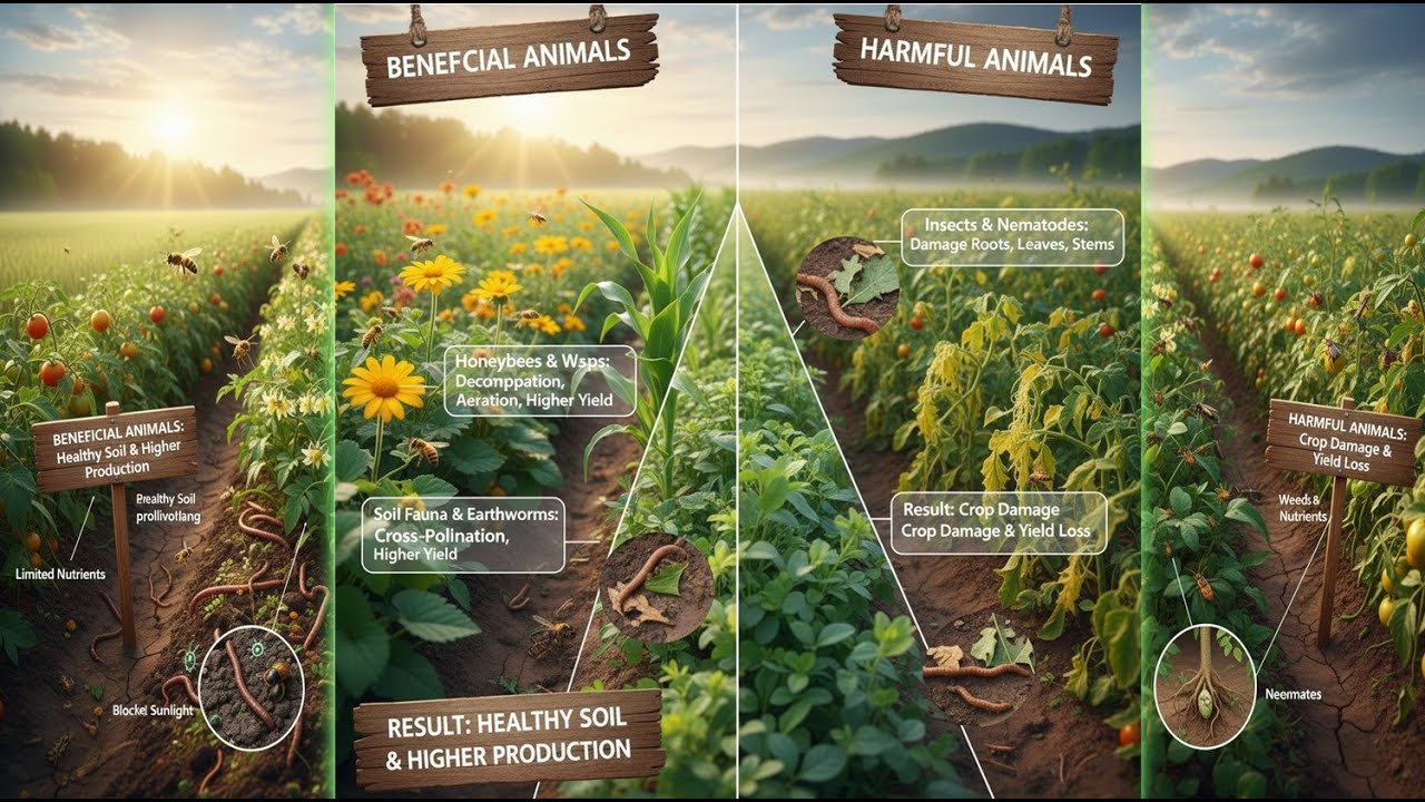 This Living Factor Can Boost or Destroy Your Crop! | Flora & Fauna | Agri सारांथ #agriculture #farm