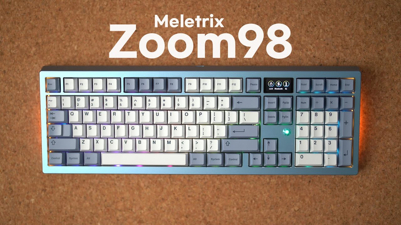 멜레트릭스 Zoom98 커스텀 키보드 프로토타입 리뷰 (TTC Block 스위치)