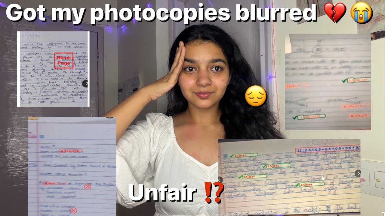 My photocopies are blurred ⁉️ || Really Unfair 😔 #cbse #class12th #reevaluation 