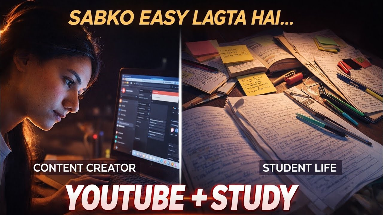 YouTube Aur Padhai Balance Karne Ka Real Experience 🫴