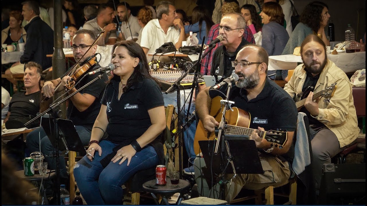 Ikaria/Ικαρία - Musicaroi playing at panigyri Profitis Ilias  |  Greece/Ελλάδα