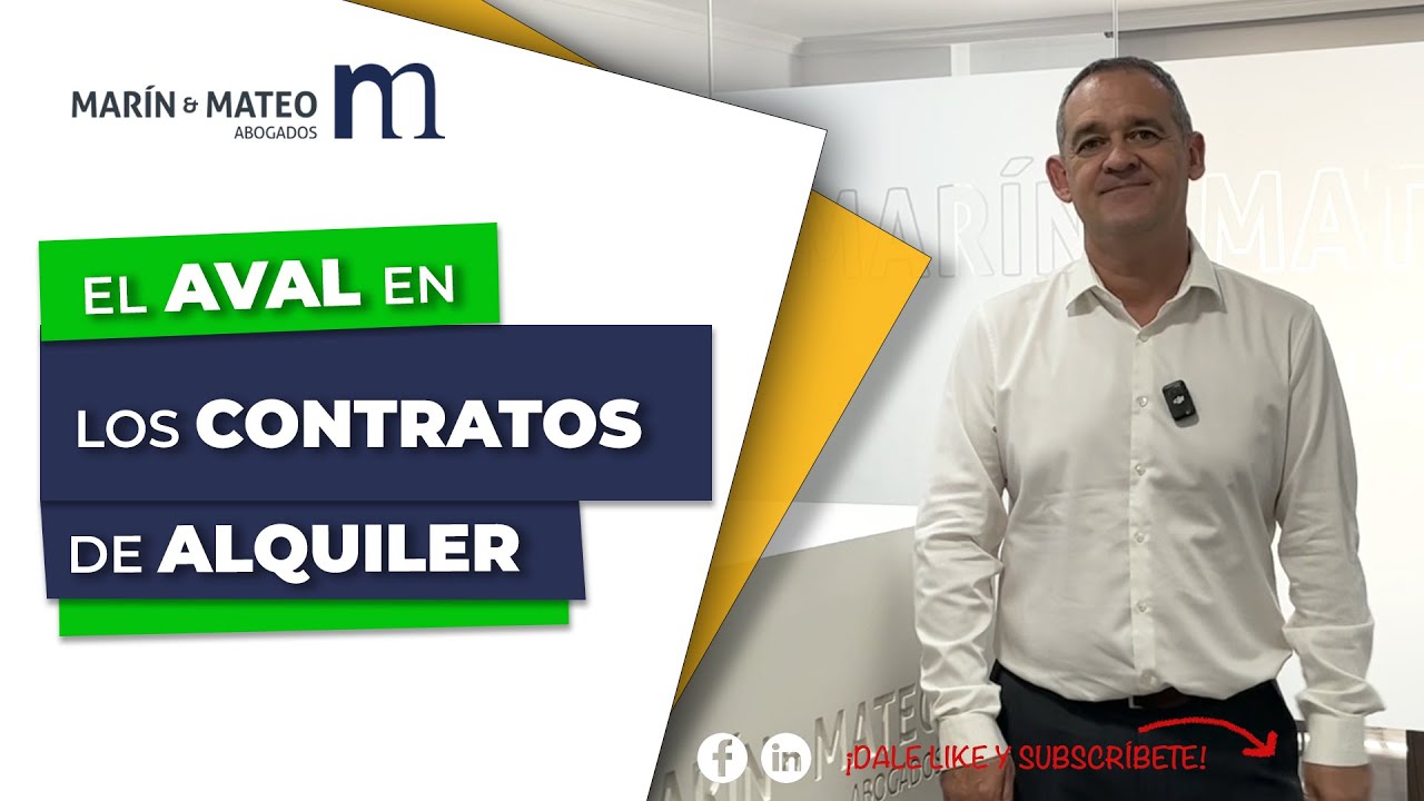 El AVAL PERSONAL en el CONTRATO DE ALQUILER