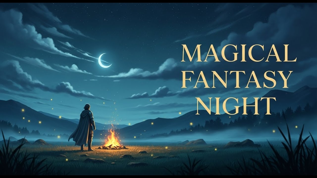 Magical Fantasy Night 🌙 Relaxing Loop Ambience (3 Hours)