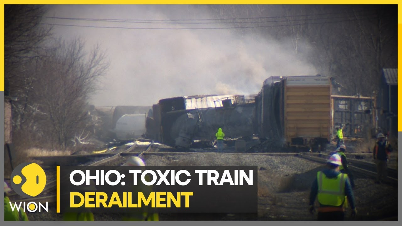 Chemical leak causes chaos after Ohio's train derailment | WION Climate Tracker