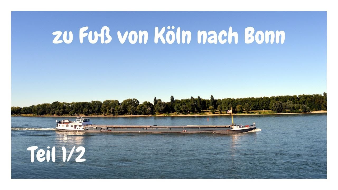zu Fuß von Köln nach Bonn Teil 1/2